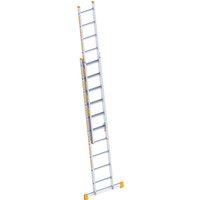 Layher 2 part, extendable, 2 part, extendable, 2 x 10 rungs incl. beam
