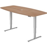 electric height adjustment from 620 – 1270 mm, electric height adjustment from 620 - 1270 mm, walnut finish