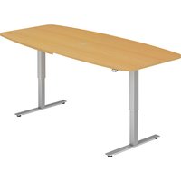 electric height adjustment from 720 – 1190 mm, electric height adjustment from 720 - 1190 mm, beech finish