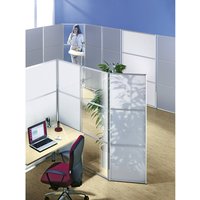 eurokraft pro HxWxD 1800 x 600 x 18 mm, HxWxD 1800 x 600 x 18 mm, single pane safety glass, white matt