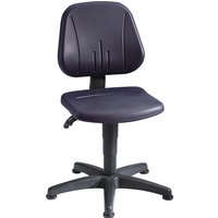 bimos with gas lift height adjustment, with gas lift height adjustment, PU foam, black, with floor glides