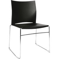 Topstar chrome plated frame, pack of 4, chrome plated frame, pack of 4, black