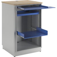 RAU HxWxD 1100 x 720 x 660 mm, HxWxD 1100 x 720 x 660 mm, light grey / gentian blue