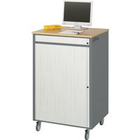 RAU HxWxD 1100 x 720 x 660 mm, mobile, HxWxD 1100 x 720 x 660 mm, mobile, metallic charcoal / gentian blue