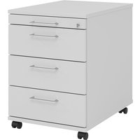 eurokraft pro 1 utensil drawer, 3 drawers, depth 580 mm, 1 utensil drawer, 3 drawers, depth 580 mm, light grey