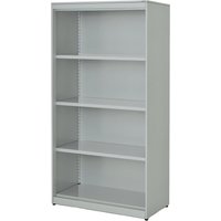 mauser HxWxD 1516 x 800 x 432 mm, steel panel, 3 shelves, HxWxD 1516 x 800 x 432 mm, steel panel, 3 shelves, light grey