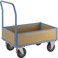 eurokraft pro with 4 half height side panels, with 4 half height side panels, LxW 1050 x 700 mm, pneumatic tyres