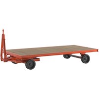 2-wheel turntable steering, max. load 8 t, 2-wheel turntable steering, max. load 8 t, platform 4.0 x 2.0 m, solid rubber tyres