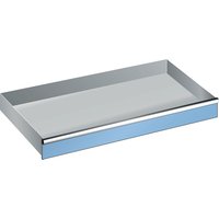 LISTA for cupboard WxD 1431 x 725 mm, for cupboard WxD 1431 x 725 mm, max. load 200 kg, front height 125 mm, light blue