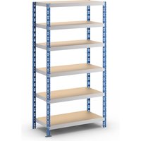 eurokraft basic chipboard shelves, chipboard shelves, HxWxD 1976 x 1050 x 500 mm, standard shelf unit
