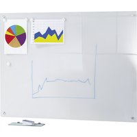 SMIT VISUAL glass surface, white, glass surface, white, WxH 1200 x 900 mm