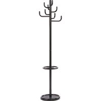 height 1700 mm, Ø 450 mm, 8 coat hooks, height 1700 mm, Ø 450 mm, 8 coat hooks, black