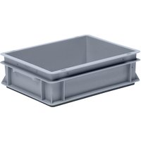 max. load 20 kg, silver grey, max. load 20 kg, silver grey, capacity 10 l, external height 120 mm, pack of 8