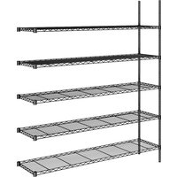 , max. shelf load 100 kg, WxD 1520 x 460 mm, extension shelf unit, height 1880 mm, 5 shelves