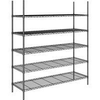 , max. shelf load 100 kg, WxD 1520 x 610 mm, standard shelf unit, height 1880 mm, 5 shelves