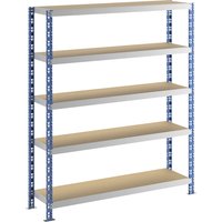 D , with moulded chipboard shelves, D , with moulded chipboard shelves, standard shelf unit, HxW 1820 x