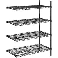 , max. shelf load 250 kg, WxD 910 x 610 mm, extension shelf unit, height 1370 mm, 4 shelves