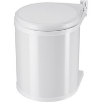 Hailo with lid lift system, 1 x 15 l, with lid lift system, 1 x 15 l, white