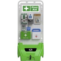 with lockable lid, seal, for safety/protection products, with lockable lid, seal, for safety/protection products, green