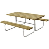 length 1770 mm, length 1770 mm, coniferous wood, without backrest, natural
