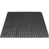 Miltex Yoga Octa Oil all-round matting, Yoga Octa Oil all-round matting, black, perforated surface