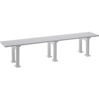 with 5 slats, with 5 slats, length 2000 mm, white