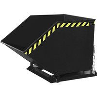 eurokraft pro box-shaped, capacity 0.8 m³, box-shaped, capacity 0.8 m³, black grey RAL 7021