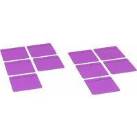 SMIT VISUAL LxW 100 x 100 mm, pack of 10, LxW 100 x 100 mm, pack of 10, purple