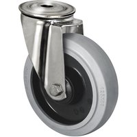 wheel Ø x width 125 x 38 mm, bolt hole, 2+ items, wheel Ø x width 125 x 38 mm, bolt hole, 2+ items, swivel castor, ball bearings