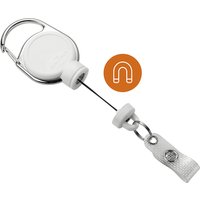 DURABLE with snap fastener, pack of 10, with snap fastener, pack of 10, white