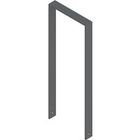 Schake hot dip galvanised, iron glimmer, straight model, hot dip galvanised, iron glimmer, straight model, WxD 450 x 80 mm