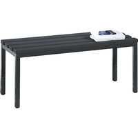 C+P plastic slats, plastic slats, length 1000 mm, black grey