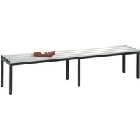C+P plastic slats, plastic slats, length 1960 mm, light grey