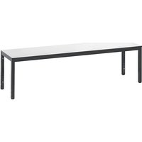 C+P HPL seat surface, HPL seat surface, length 1500 mm, white