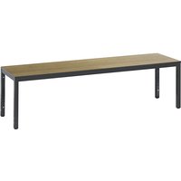 C+P HPL seat surface, HPL seat surface, length 1500 mm, oak finish