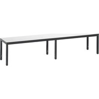 C+P HPL seat surface, HPL seat surface, length 1960 mm, white
