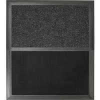 NOTRAX HxLxW 19 x 1050 x 914 mm, HxLxW 19 x 1050 x 914 mm, charcoal / black
