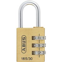 ABUS 165/30 lock tag, pack of 6, 165/30 lock tag, pack of 6, brass
