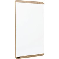 frame in wood finish, board white, frame in wood finish, board white, WxH 750 x 1150 mm