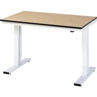 RAU height 720 – 1120 mm, MDF worktop, height 720 - 1120 mm, MDF worktop, WxD 1250 x 800 mm