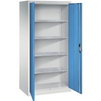 C+P HxWxD 1950 x 930 x 600 mm, HxWxD 1950 x 930 x 600 mm, light grey / light blue