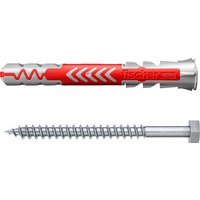 fischer with screw, with screw, 10 x 80 S LD, pack of 10, 3+ items
