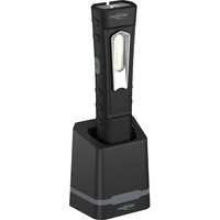 Ansmann with charging station, 1000 lm, with charging station, 1000 lm, lithium polymer rechargeable battery