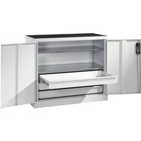 C+P HxWxD 1000 x 1200 x 500 mm, HxWxD 1000 x 1200 x 500 mm, light grey / light grey