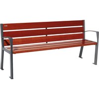 PROCITY height 866 mm, height 866 mm, length 1800 mm, charcoal, mahogany