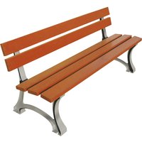 PROCITY length 1800 mm, length 1800 mm, tropical wood, light oak, metallic