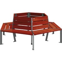 PROCITY height 821 mm, height 821 mm, length 1929 mm, charcoal, mahogany