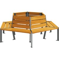 PROCITY height 821 mm, height 821 mm, length 1929 mm, charcoal, light oak finish