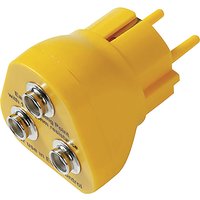 NOTRAX with snap fastener connection 3 x 10 mm, with snap fastener connection 3 x 10 mm, yellow