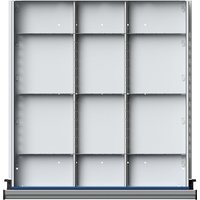 ANKE 2 longitudinal and 9 cross dividers, 2 longitudinal and 9 cross dividers, drawer height 90 + 120 mm